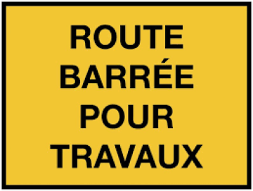 route barrée